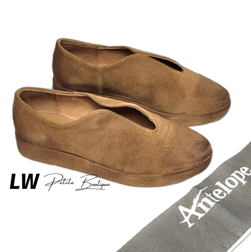 Antelope Suede Flatform Sneakers